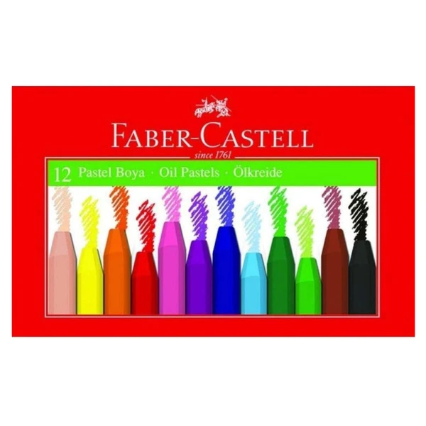FABER-CASTELL ΣΕΤ 12 ΚΡΑΓΙΟΝ ΛΑΔΟΠΑΣΤΕΛ  