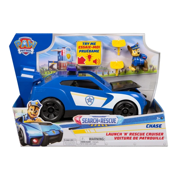 PAW PATROL SEARCH & RESCUE CHASE LAUNCH N RESCUE CRUISER