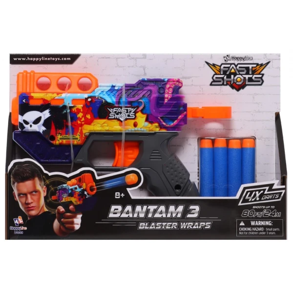 FAST SHOTS BLASTER WRAPS BANTAM 3 ΜΕ 4 ΑΦΡΩΔΗ ΒΕΛΑΚΙΑ 