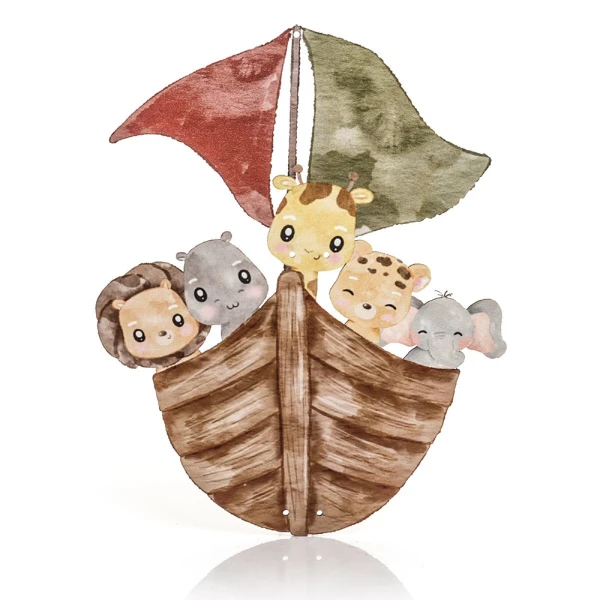 FEELING WOOD HANDMADE CANDLE NOAH\'S ARK