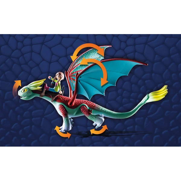 PLAYMOBIL DRAGONS THE NINE REALMS FEATHERS & ALEX