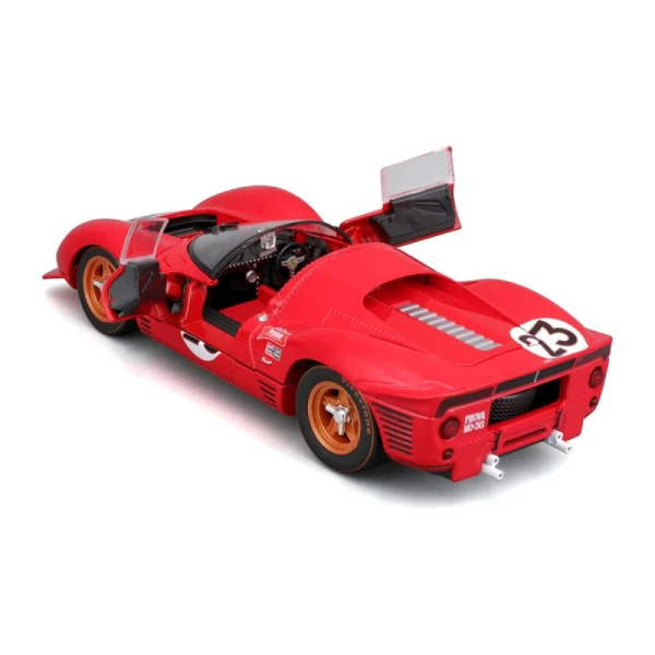 BBURAGO 1:24 RACE FERRARI 330 P4 DAYTONA (1967) RED