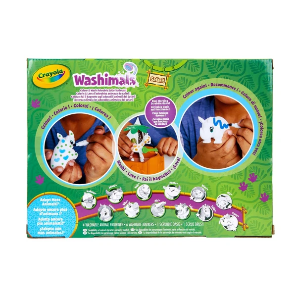 CRAYOLA WASHIMALS ΣΕΤ ΣΑΦΑΡΙ