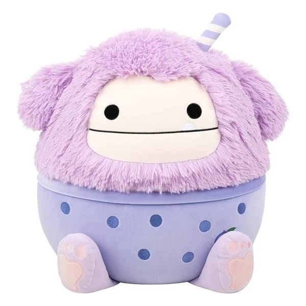 SQUISHMALLOWS PLUSH 30.5 cm FRUIT ANIMAL - DILKA THE BOBA LAVENDER BIGFOOT