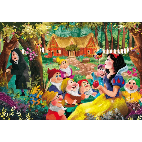 PUZZLE 48 pcs RED RIDING HOOD - SNOW WHITE AND THE 7 DWARFS