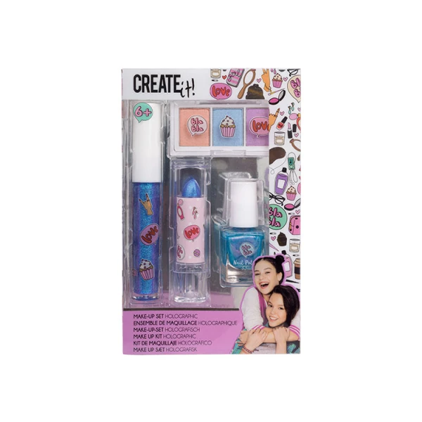 CREATE IT! ΣΕΤ MAKE-UP ΟΛΟΓΡΑΦΙΚΟ