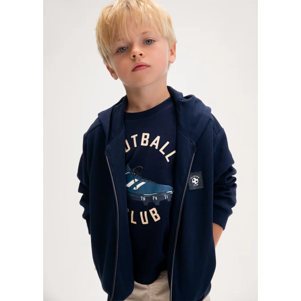 MAYORAL CARDIGAN ZIPPER NAVY BLUE 