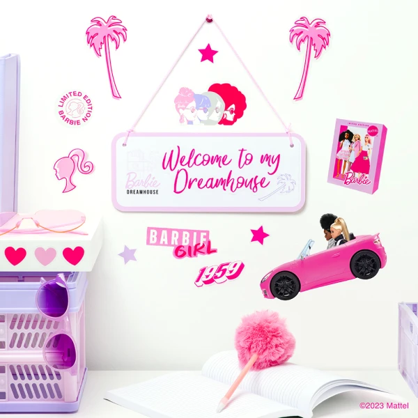 PALADONE LIGHT BARBIE CUSTOMISABLE ROOM SIGN SET