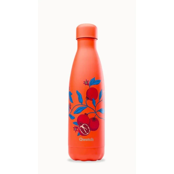 QWETCH STAINLESS STEEL BOTTLE DELICE POMEGRANATE 500ml