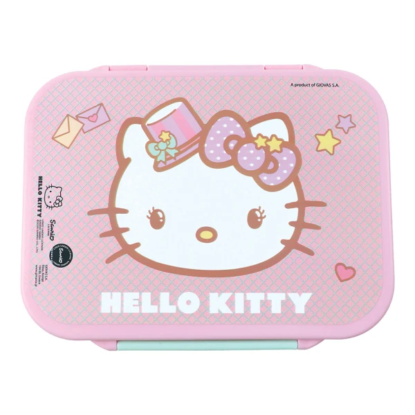 LUNCH BOX 3-COMPARTMENTS HELLO KITTY