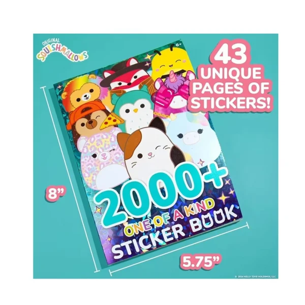 SQUISHMALLOWS - STICKER BOOK 2000+ STICKERS