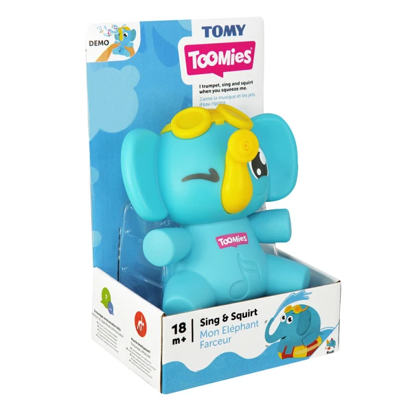 TOMY TOOMIES ΒΡΕΦΙΚΟ ΠΑΙΧΝΙΔΙ ΜΠΑΝΙΟΥ ΕΛΕΦΑΝΤΑΣ ΓΙΑ 18+ ΜΗΝΩΝ
