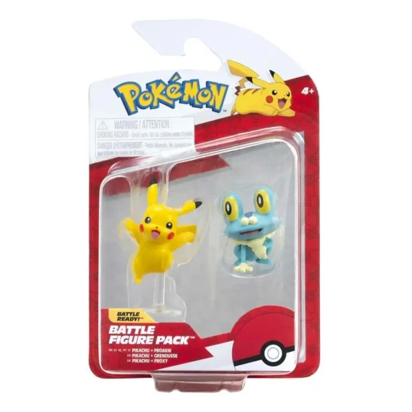POKEMON SET 2 FIGURES FIRST PARTNER W7 - PIKACHU & FROAKIE