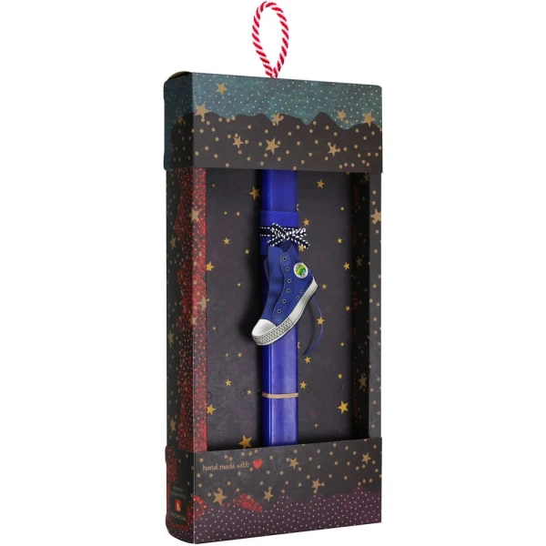 SYNCHRONIA HANDMADE CANDLE 30 cm BASIC - SNEAKER BLUE