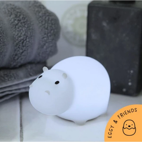 MEGA LIGHT SWIMMY HIPPO - WATERPROOF LIGHT WITH COLOR CHANGES