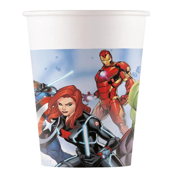 ΧΑΡΤΙΝΑ ΠΟΤΗΡΙΑ 200ml AVENGERS INFINITY STONES 8 τεμ.