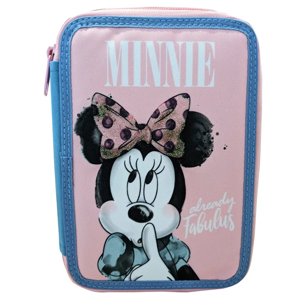 ΚΑΣΕΤΙΝΑ ΔΙΠΛΗ ΓΕΜΑΤΗ 18X15X4 εκ. MINNIE FABULOUS