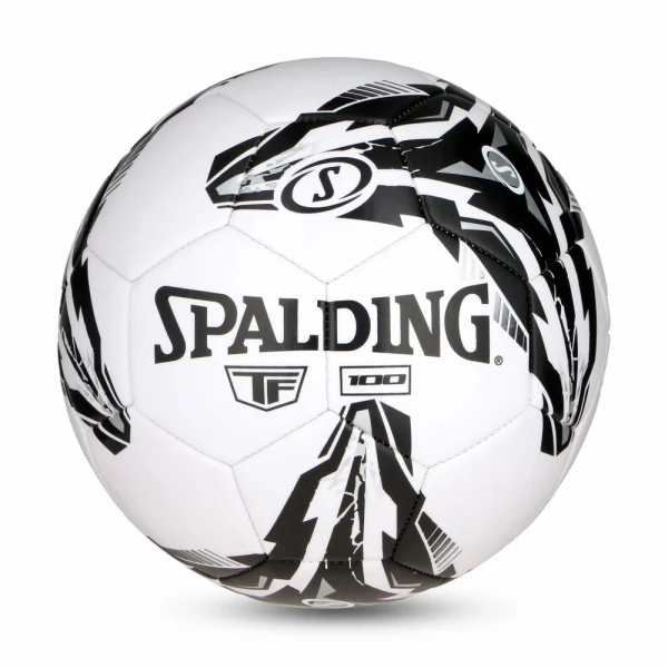 SPALDING ΜΠΑΛΑ ΠΟΔΟΣΦΑΙΡΟΥ TF-100 MACHINE STITCHED ΜΑΥΡΟ SIZE 5