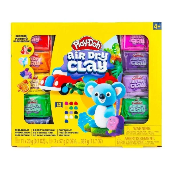 PLAYDOH ΣΕΤ ΜΕ 13 ΧΡΩΜΑΤΑ AIR DRY ΠΗΛΟ