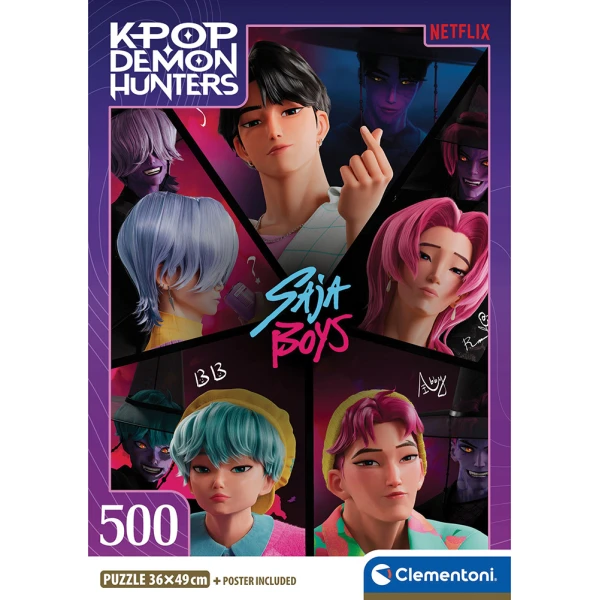 CLEMENTONI ΠΑΖΛ HIGH QUALITY COLLECTION - K-POP DEMON HUNTERS -1- 500 ΤΜΧ
