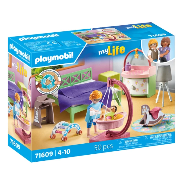 PLAYMOBIL CITY LIFE ΜΟΝΤΕΡΝΟ ΥΠΝΟΔΩΜΑΤΙΟ ΜΕ ΚΟΥΝΙΑ