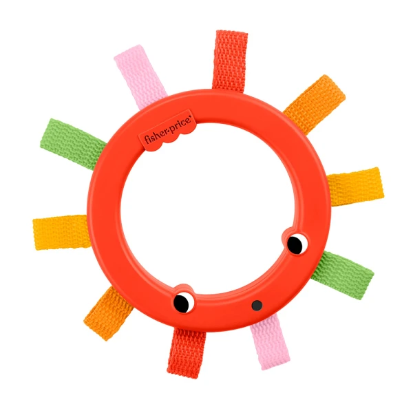 FISHER PRICE RATTLE ANIMAL - ORANGE
