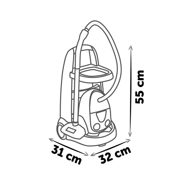SMOBY  CLEANING TROLLEY & VACUUM CLEANER