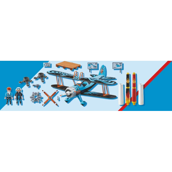 PLAYMOBIL AIR STUNT SHOW ΔΙΠΛΑΝΟ ΦΟΙΝΙΚΑΣ