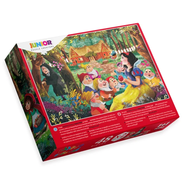 PUZZLE 48 pcs RED RIDING HOOD - SNOW WHITE AND THE 7 DWARFS