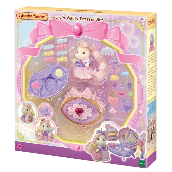 THE SYLVANIAN FAMILIES PONY\'S VANITY DRESSER SET