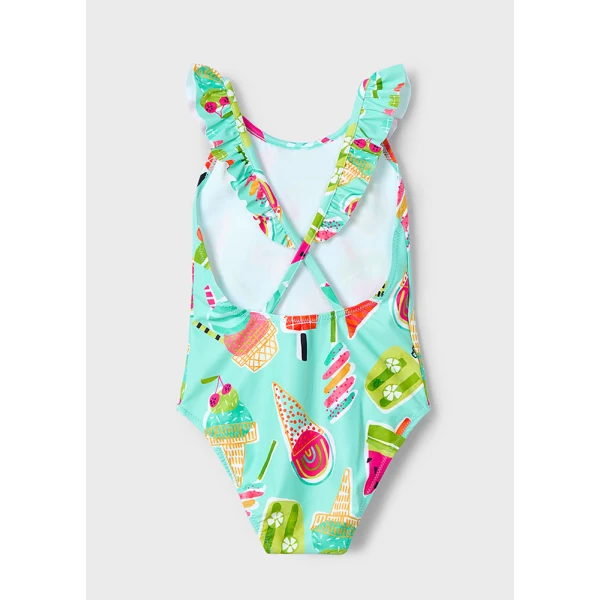 MAYORAL SWIMSUIT WITH PRINTS LIGHT BLUE 