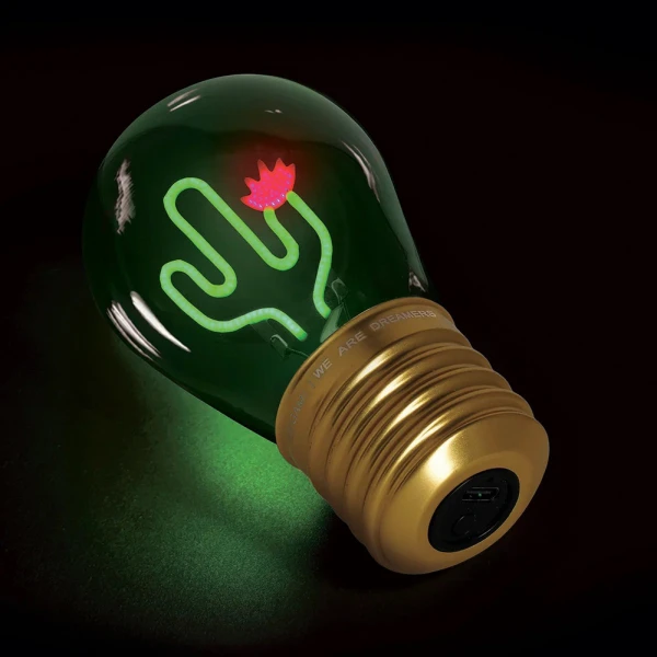 LEGAMI TABLE LIGHTBULB-SHAPED TABLE LAMP BULB FICTION - CACTUS