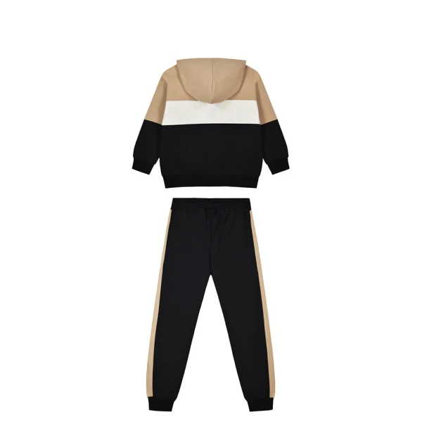 ENERGIERS JOGGING SUIT GIRL BLACK