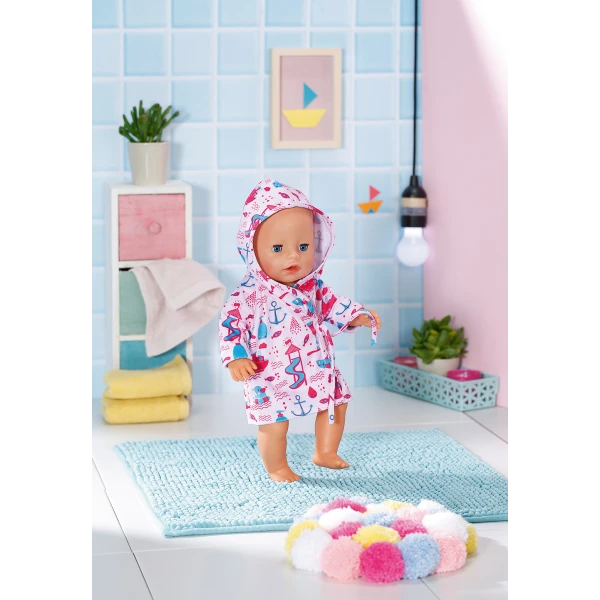 ZAPF CREATION BABY BORN BATHROBE 43 cm