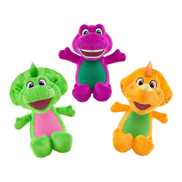 FISHER PRICE BARNEY\'S WORLD PLUSH 20 cm DINOSAUR GREEN