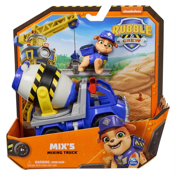 PAW PATROL RUBBLE & CREW ΒΑΣΙΚΟ ΟΧΗΜΑ - 3 ΣΧΕΔΙΑ