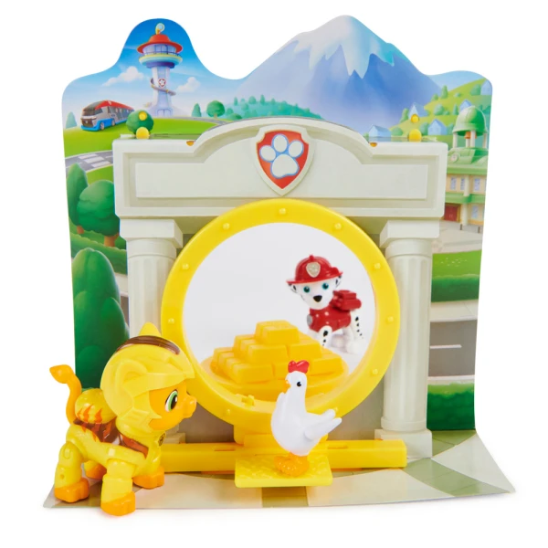 PAW PATROL PUPS WITH MINI PLAYSET CATPACK
