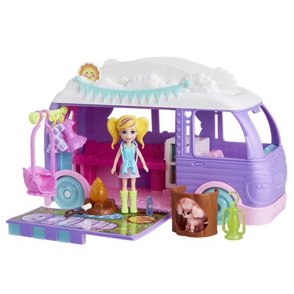 POLLY POCKET ΣΕΤ ΠΑΙΧΝΙΔΙΟΥ GLAMPING VAN 