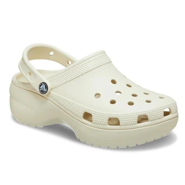 CROCS CLASSIC PLATFORM CLOG W BONE