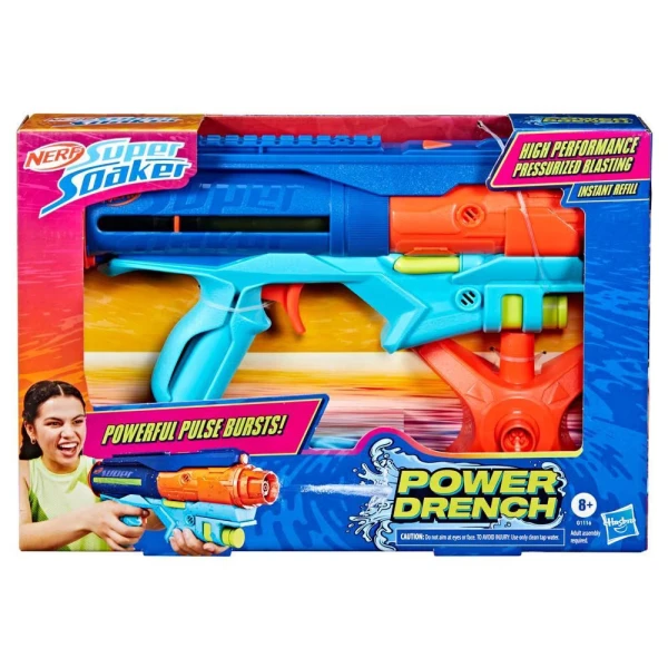 NERF SUPER SOAKER WATER BLASTER POWER DRENCH