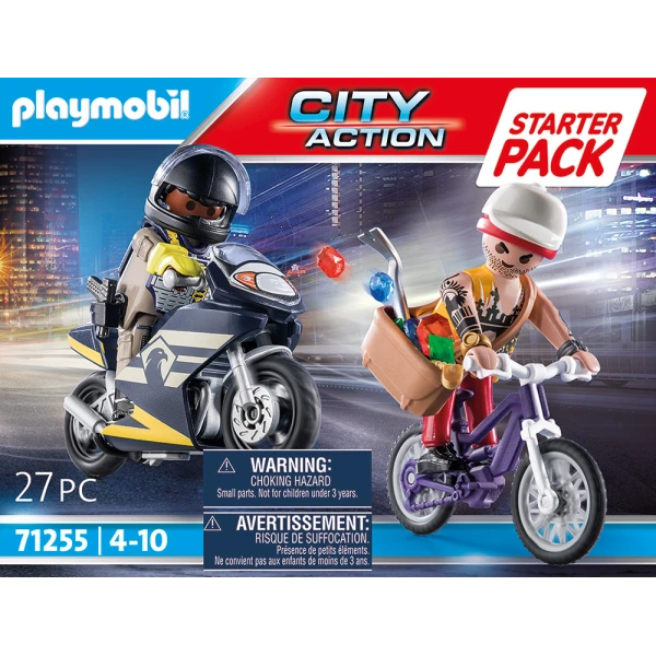 PLAYMOBIL CITY ACTION STARTER PACK SPECIAL FORCES AND THIEF