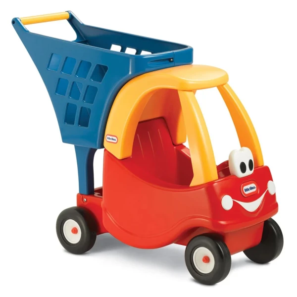 LITTLE TIKES COZY COUPE SHOPPING CART RED