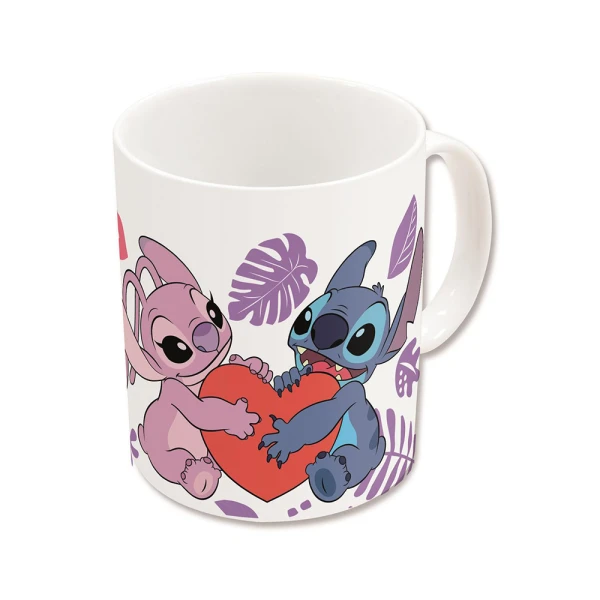 STITCH AND ANGEL ΜΕ ΚΑΡΔΙΑ YOUNG ADULT ΚΟΥΠΑ 320ml ΣΕ ΚΟΥΤΙ ΔΩΡΟΥ