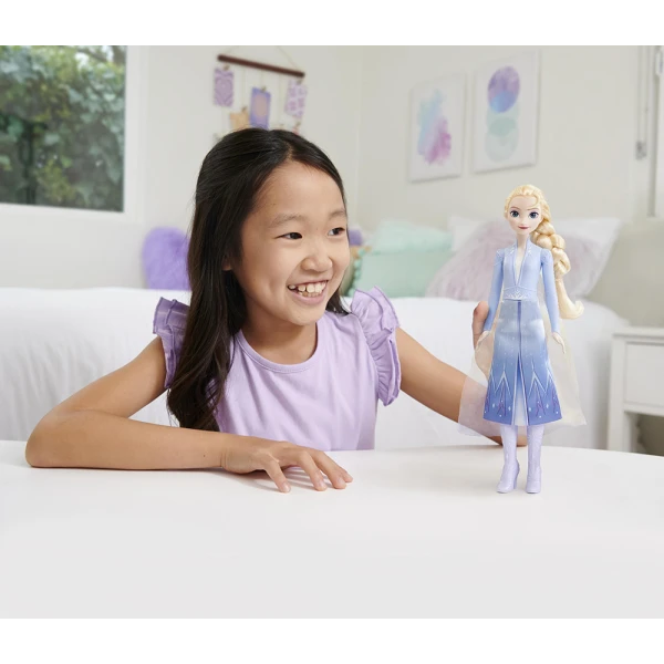 DISNEY PRINCESS ΒΑΣΙΚΗ ΚΟΥΚΛΑ ΕΛΣΑ ΜΩΒ ΦΟΡΕΜΑ