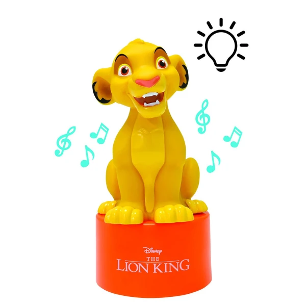 LEXIBOOK 3D NIGHT LIGHT AND SPEAKER LION KING