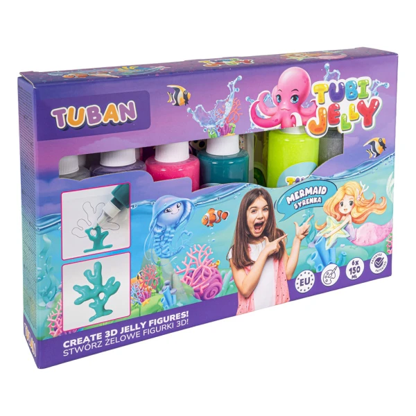 TUBAN ΣΕΤ TUBI JELLY ΓΟΡΓΟΝΑ ΓΙΑ ΔΗΜΙΟΥΡΓΙΑ ΦΙΓΟΥΡΩΝ GEL