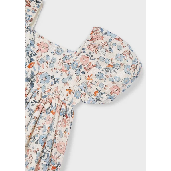MAYORAL DRESS WITH PRINTS SALMON 
