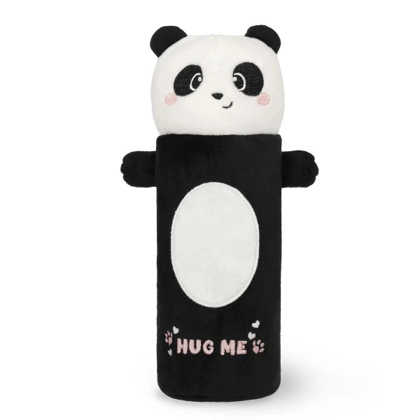 LEGAMI PLUSH PENCIL CASE SUPER SOFT - PANDA