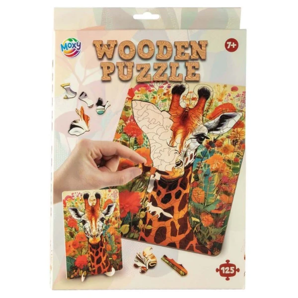 WOODEN PUZZLE IN 6 UNIQUE DESIGNS