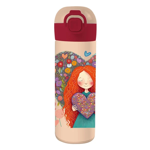 MUST ΠΑΓΟΥΡΙ ΘΕΡΜΟΣ ΑΝΟΞΕΙΔΩΤΟ 500ml ΜΕ ΚΑΛΑΜΑΚΙ GIRL HEART